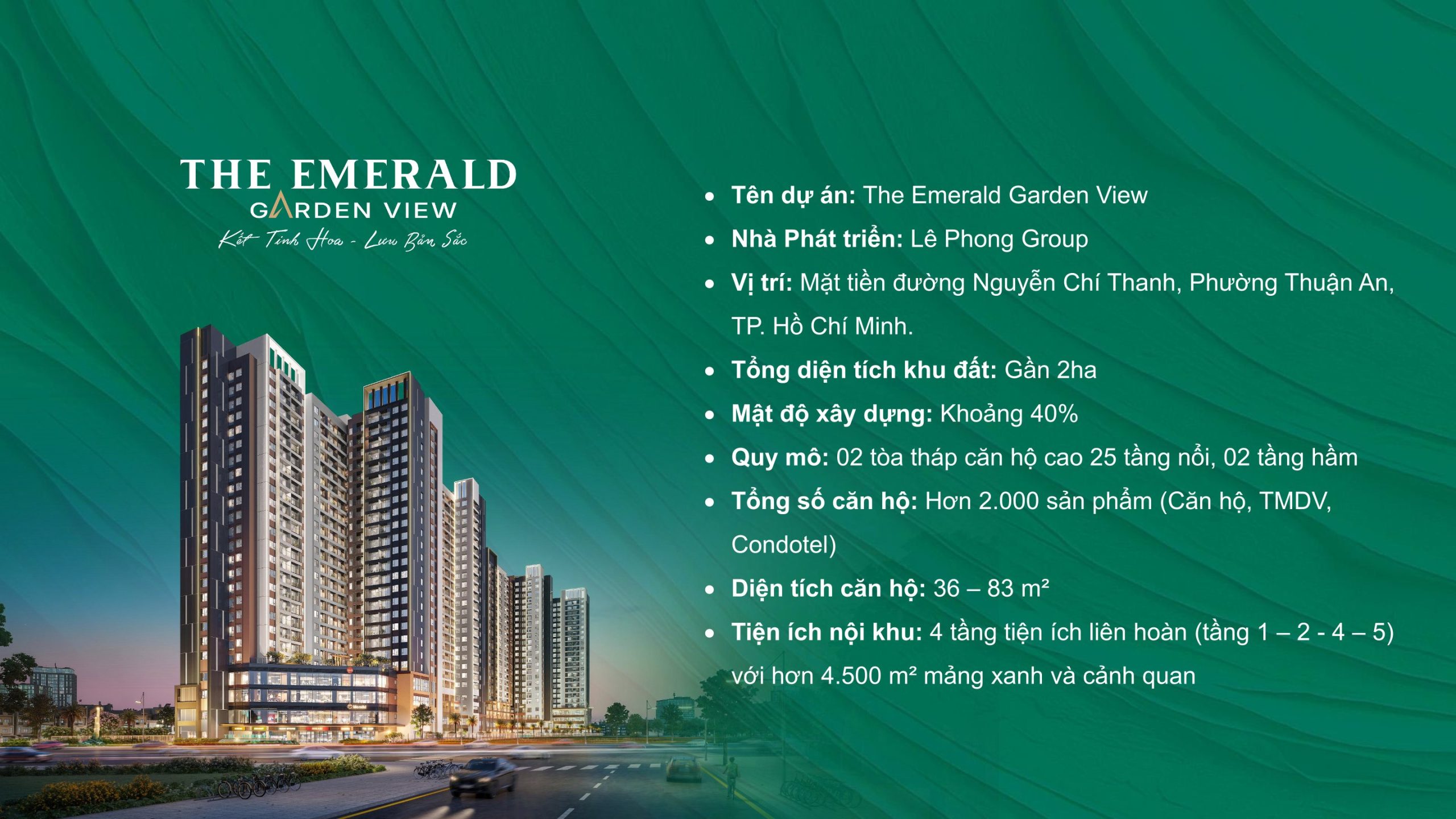 Hình ảnh Tổng Quan Về Dự án The Emerald Garden View