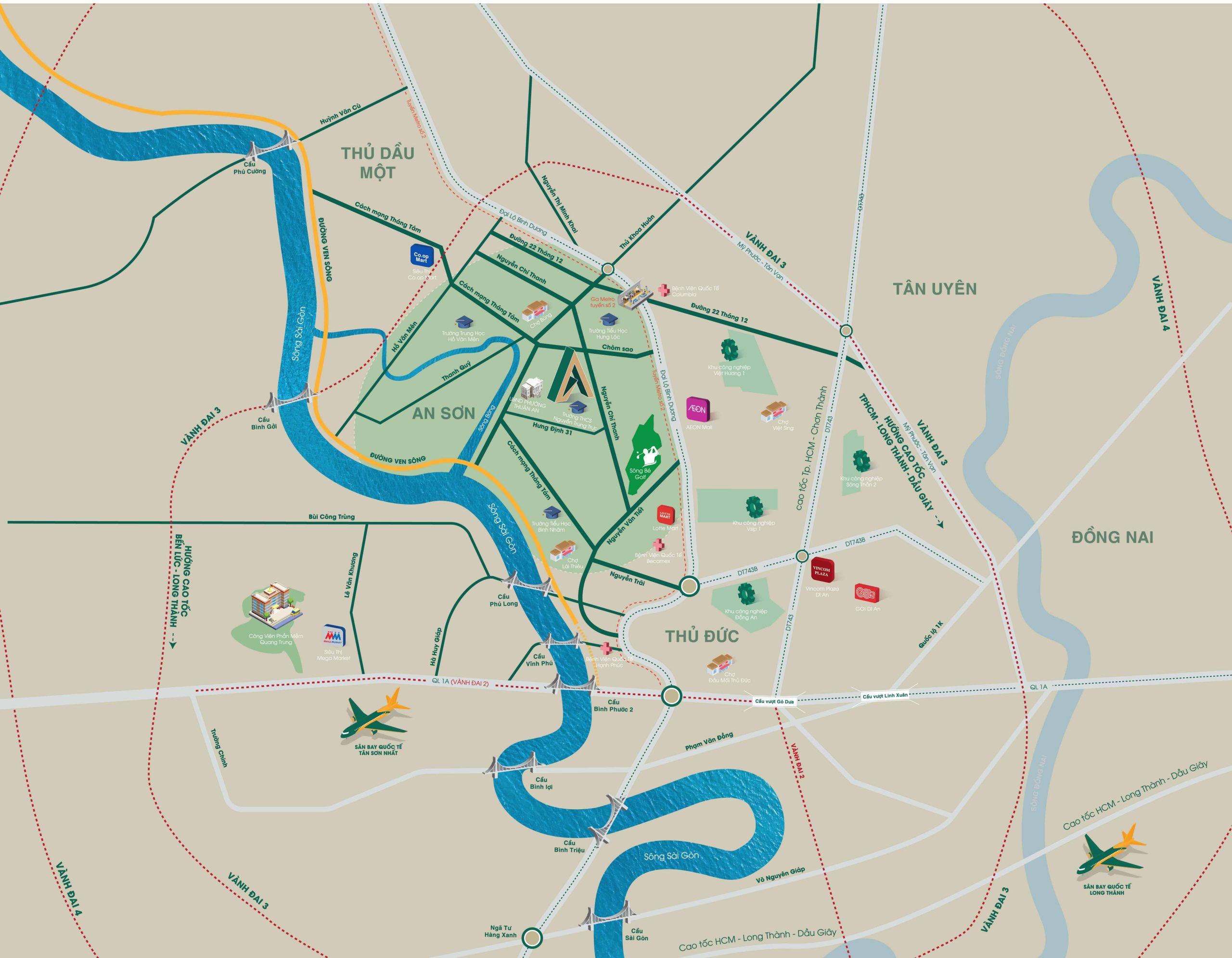 Vị Trí The Emerald Garden View