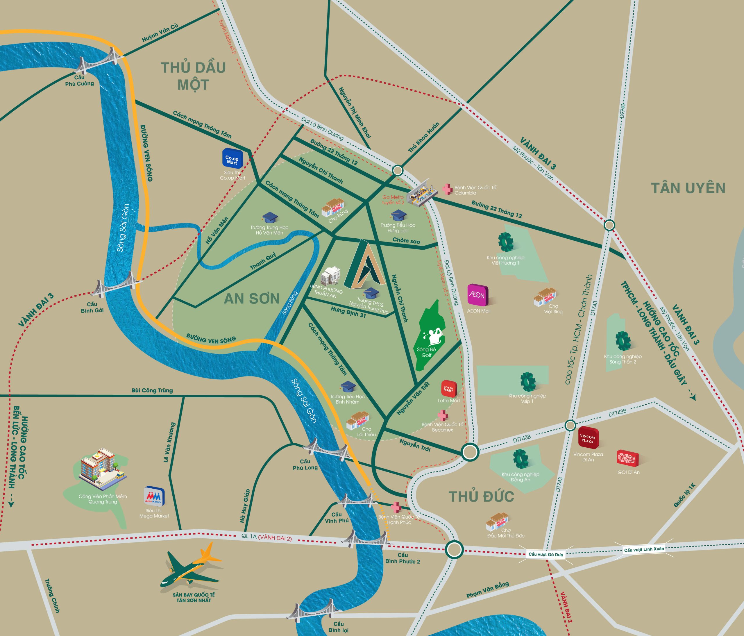 Vị Trí Của Dự án The Emerald Garden View